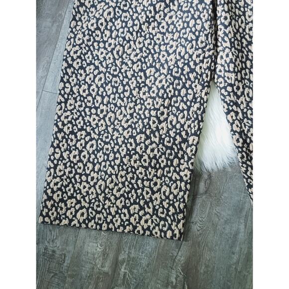 NEW Anthropologie Maeve Leopard Brocade Pants - Size: 6P - Picture 7 of 8